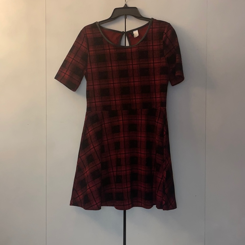H&M plaid dress